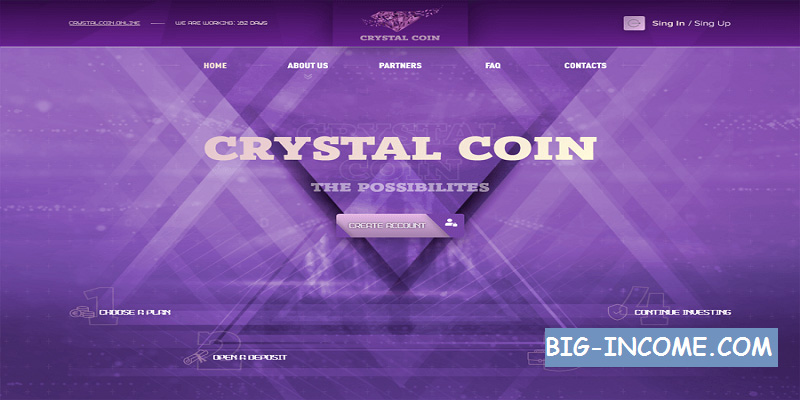کسب درآمد دلاری با crystalcoin