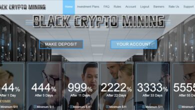 سایت سرمایه گذاری blackcryptomining