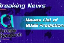 شرکت Arcane Research پیش بینی خود را برای سال 2022 منتشر کرد