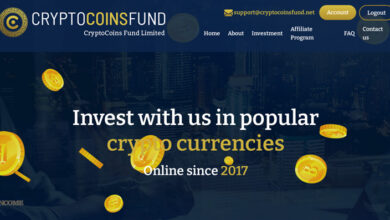 سایت سرمایه گذاری Cryptocoinsfund