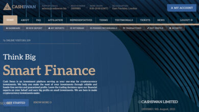 سایت سرمایه گذاری Cashswan