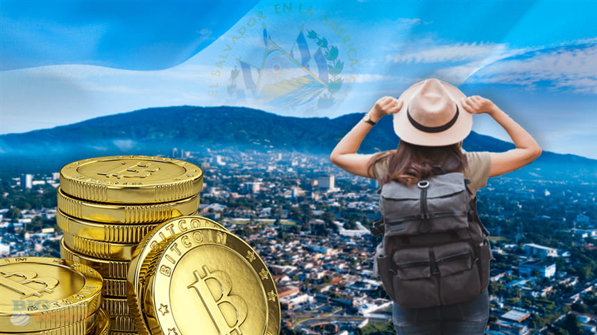 کاهش بیت کوین و افزایش گردشگران السالوادور