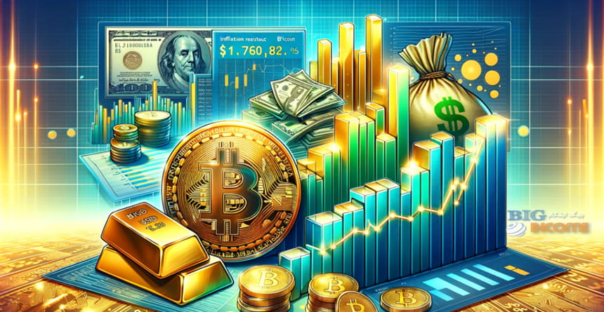 کاهش نرخ بهره باعث افزایش قیمت بیت کوین و طلا