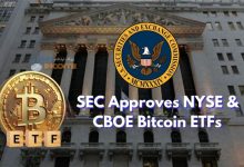 مورد تایید قرار گرفتن ETFهای بیت کوین NYSE, CBOE