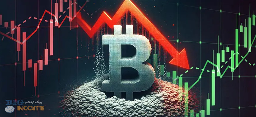 دلیل کاهش قیمت بیت کوین گرفتن سود توسط دارندگان است
