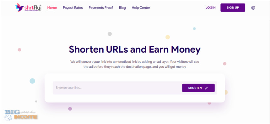 آموزش کسب درآمد از کوتاه کننده لینک Shrtfly